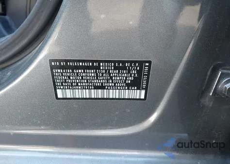 2017 Volkswagen Jetta 1.4T S from USA, damaged, VIN 3VW2B7AJ4HM279199